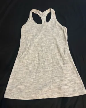 Lululemon Racerback Grey Long Tank Size 8 thumbnail 1