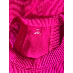 Aerie Cropped Ribbed‎ Pink tank Size Large thumbnail 3
