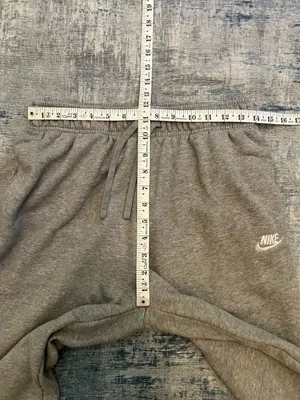 Nike Heathered Gray Club Fleece Mid Rise Oversized Sweatpants Women's Small thumbnail 7