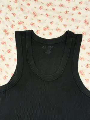 John Galt Black Tank Top thumbnail 2