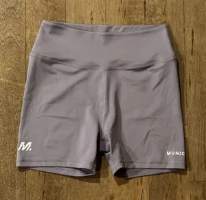 NWOT Municipal Women's 4AM Club Biker Shorts Purple Size Medium thumbnail 1