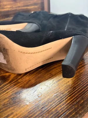 Michael Kors black heeled boots size 9 thumbnail 7