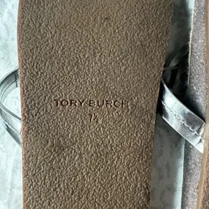 Tory Burch Silver and Brown Sandals thumbnail 12