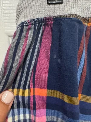 Aerie Plaid Flannel Pajama Pants Women’s XS Blue Pink Lounge Sleepwear thumbnail 8