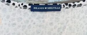 Brandy Melville Leopard Print Button Top thumbnail 3
