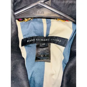 Marc by Marc Jacobs Black Double-breasted Knee-length Gold Buttons Trenchcoat w/belt XS thumbnail 4
