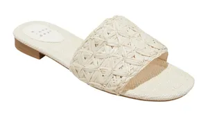 A New Day Women's Textured Cream Sandals size 11 new thumbnail 1