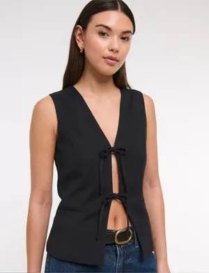 Abercrombie Top Tie-Front thumbnail 1