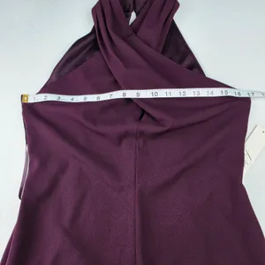 Eliza J NWT Plum Purple Crisscross Halter Sheath Dress EJ8M7992 Womens Size 8 thumbnail 11