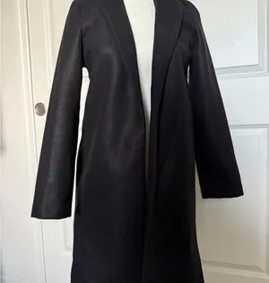 ZARA Black Long Coat thumbnail 1