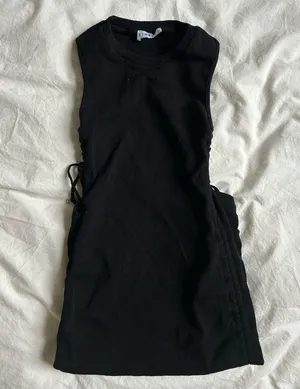 Lioness military minds Black Sleeveless Ruched Dress thumbnail 2