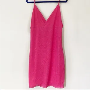 Revolve Superdown Sydney Sparkle Mini Dress in Pink‎ sz small thumbnail 6