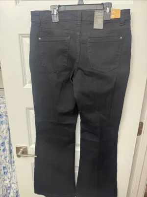 Flare High-Rise Women's Black Jeans - Flare thumbnail 4