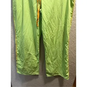 SB Scrubs Lucky Lime Green Scrub Pants Woman’s Size XL -FLAWED thumbnail 2