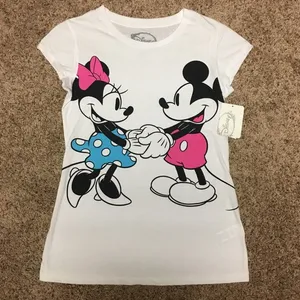 NWT Disney Mickey and Minnie Mouse Holding Hands L thumbnail 1