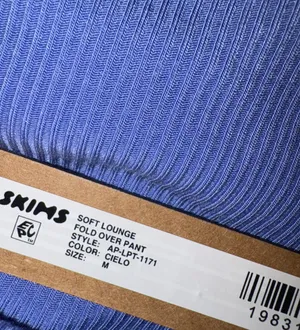 Skims soft lounge foldover pant Color cielo thumbnail 3