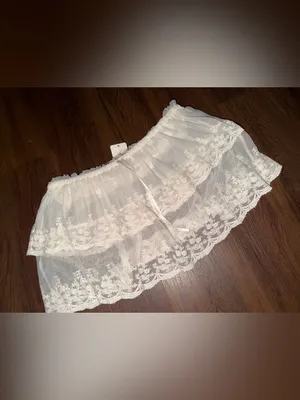 Nwt free people Love You So Lace Tube cream $98 fall casual revolve Summer boho thumbnail 6