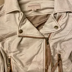 ANTHRO‎ Marrakech Suede Moto Jacket thumbnail 7