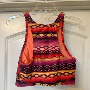 Gianni Bini - Tribal Pattern Activewear Crop Top - NEVER WORN! thumbnail 3