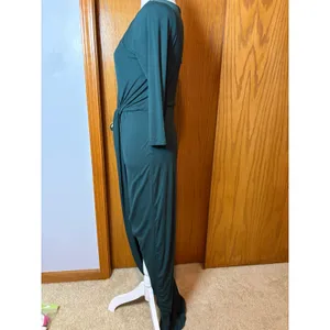 Lovers and Friends Sundance Maxi Dress Everglade Green V-Neck Twist Front Small thumbnail 6