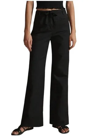 Maeve x Anthropologie - Black Wide-Leg Dress Pants Sz 10 thumbnail 2