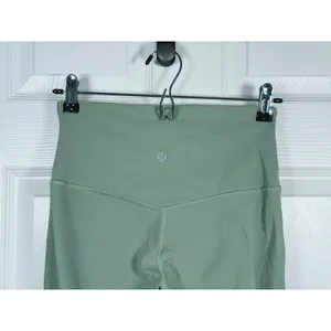 Lululemon Align High Rise Mini Flare Pants Size 6 Green Yoga Pilates Gym Lounge thumbnail 6