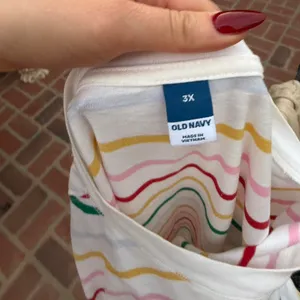 Old Navy multicoloured striped oversized tee Size 3XL #beach #oversized thumbnail 4