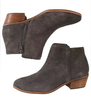 EUC Jack Rogers Leather Ankle Boots Size 6.5 thumbnail 1