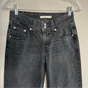 Levi’s Superlow Loose Iconic Washed Black‎ Denim Jeans thumbnail 5