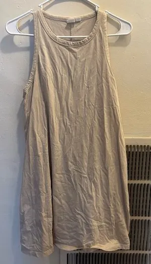 Sleeveless Beige Women's Dress thumbnail 1