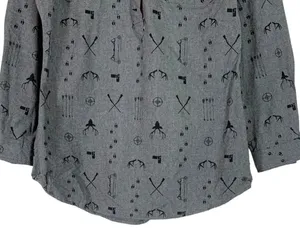 Legendary Whitetails Firelight Popover Flannel Shirt Size Large thumbnail 4