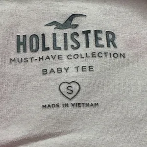 Hollister Must-Have Collection Baby Tee Pink Tie Dye Long Sleeve Crop Top Small thumbnail 6