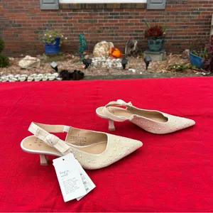 Women's Milan Slingback Heels - A New Day size 7 pearl wedding‎ guest classic thumbnail 7