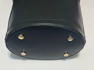 INC International Concepts Black Bucket Bag Style Purse thumbnail 11