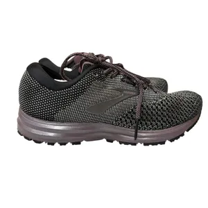 Brooks Revel 2 Running Shoes Black Grey Mauve Knit Athletic Outdoor Sneakers 8 thumbnail 2