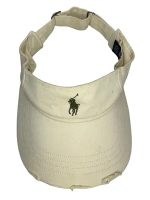 Vintage Distressed Khaki Polo Ralph Lauren Visor thumbnail 1
