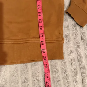 Richer Poorer Women Quarter Zip Sweatshirt Tobacco Brown Small Pullover thumbnail 5