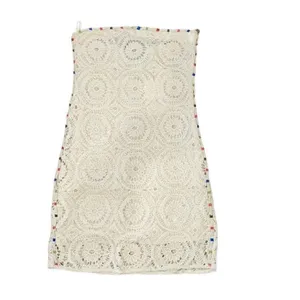 Zara Beige Crotchet Mini Dress(Size Small) thumbnail 3