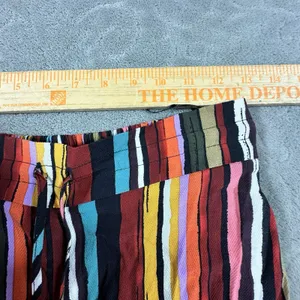 Free People Striped Wide Leg Palazzo Pants Women S Boho Festival Colorful Hippie thumbnail 7