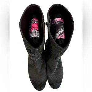 UGG Australia 3282 Cailyn Western Mid Calf Brown Suede‎ Distressed Boot sz 9 thumbnail 3