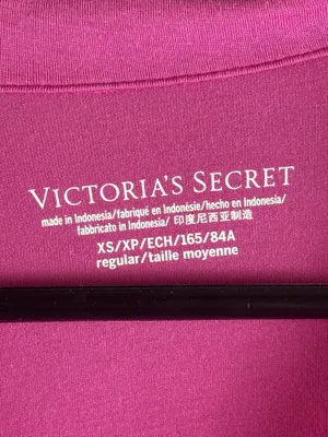 Victorias Secret Women XS Hot Pink Modal Long Sleeve Sleepwear Shirt Monogrammed thumbnail 6