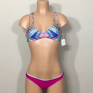 PILYQ multicolored reversible bikini set. NWT thumbnail 10