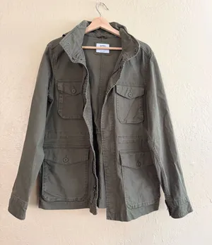 Old Navy Olive Utility Jacket thumbnail 1