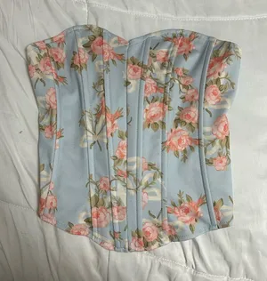 Floral Corset Top thumbnail 1