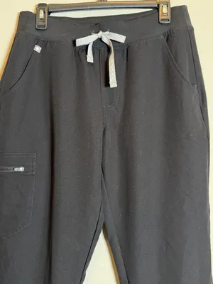 Figs Zamora Jogger Scrub Pant Womens Medium Black Medical Nurse Technical Health thumbnail 8