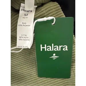Halara Corduroy Olive Green Built in short Women's Medium NWT‎ Preppy Academia thumbnail 7