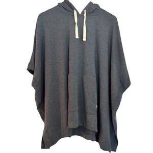 Koolabura by Ugg blue hooded poncho hooded pullover topper L thumbnail 2