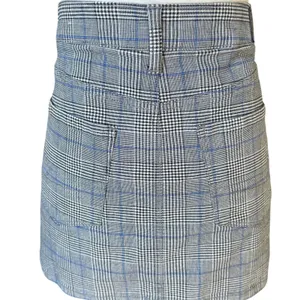 American Eagle Super Stretch High Rise‎ Mini Skirt Plaid Academia Quiet Luxury thumbnail 3