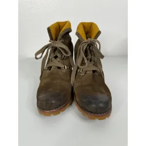 Ugg Y2K Calynda Suede Heeled Boots Size‎ 7.5 thumbnail 2