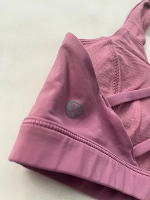 Lululemon Free To Be Serene Strappy Sports Bra Velvet Dust Purple 6 thumbnail 6
